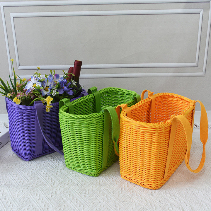 Stylish Woven Market Tote