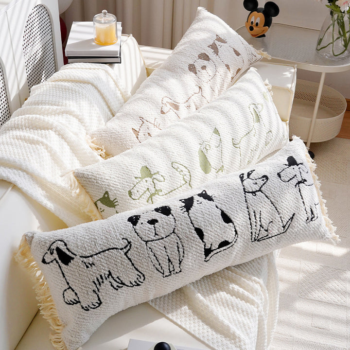 Decorative Pet-Themed Throw Pillow