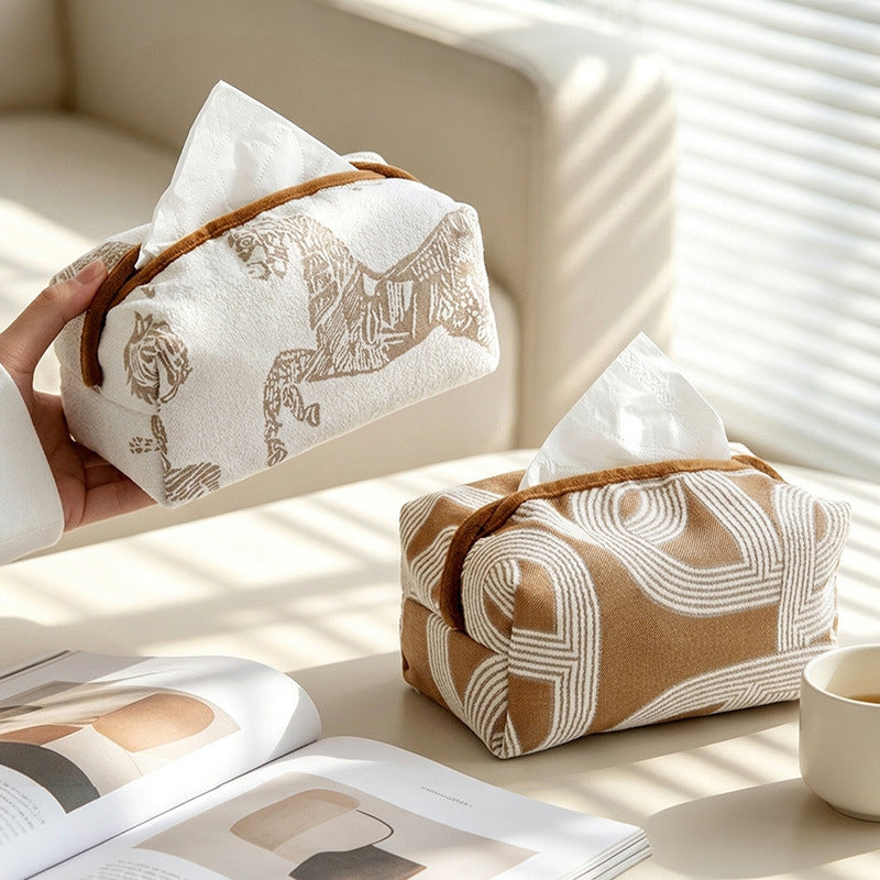 Decorative Tissue Box Cover for Tabletop Display