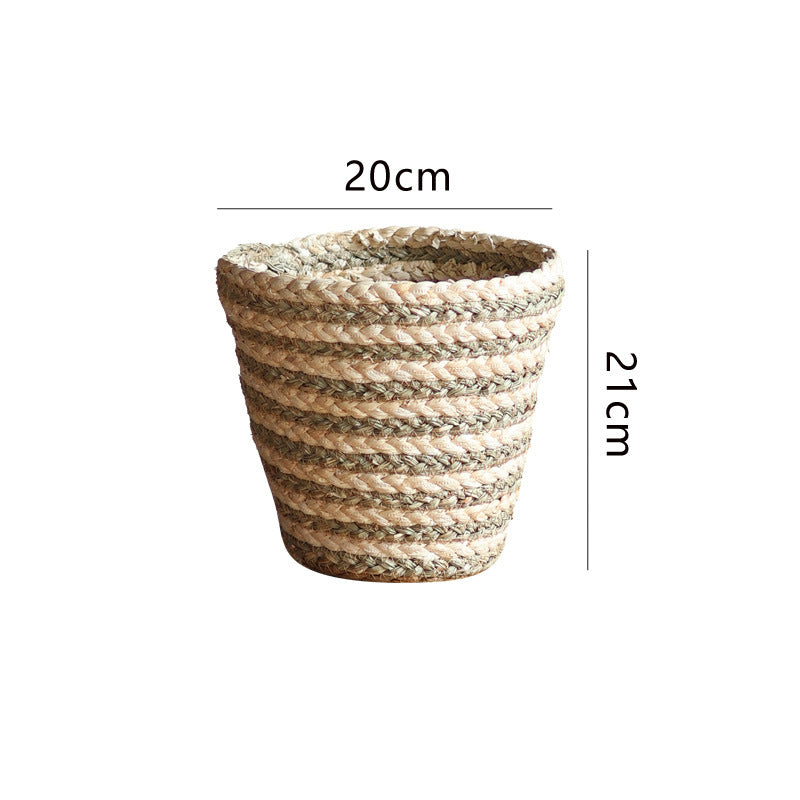 Natural decoration basket