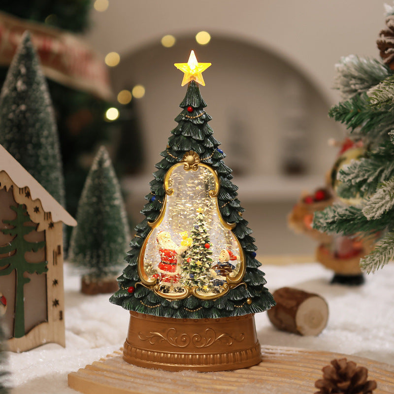 Glowing Christmas tree decoration
