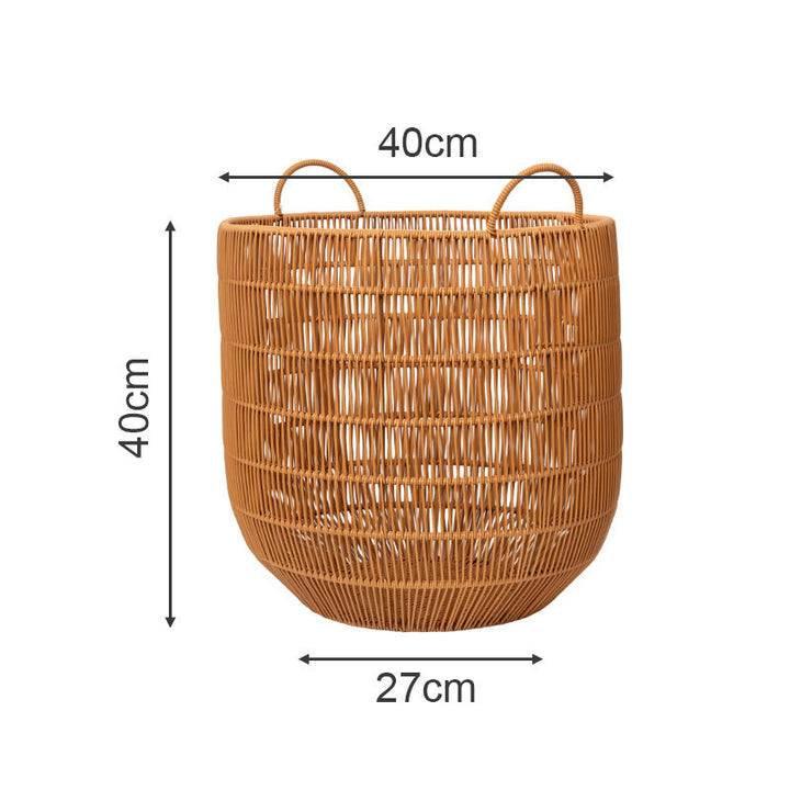 Handwoven storage basket