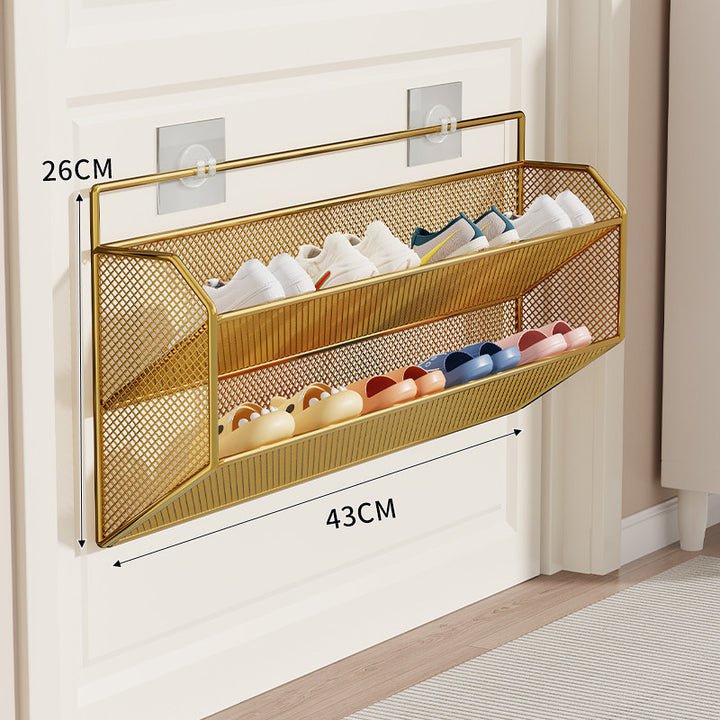 Over-Door Mesh Shoe Rack