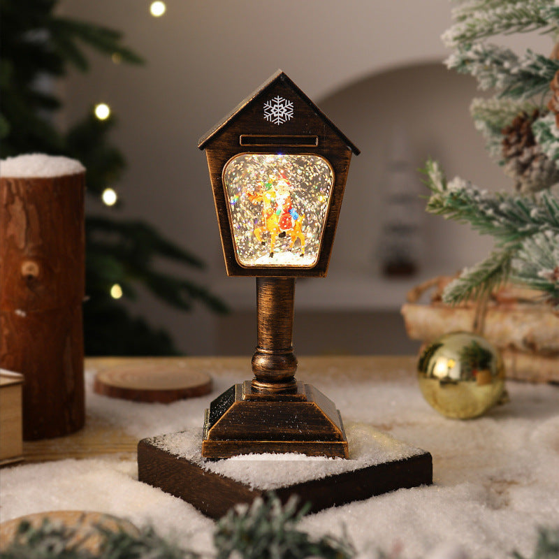 Illuminated Christmas lantern