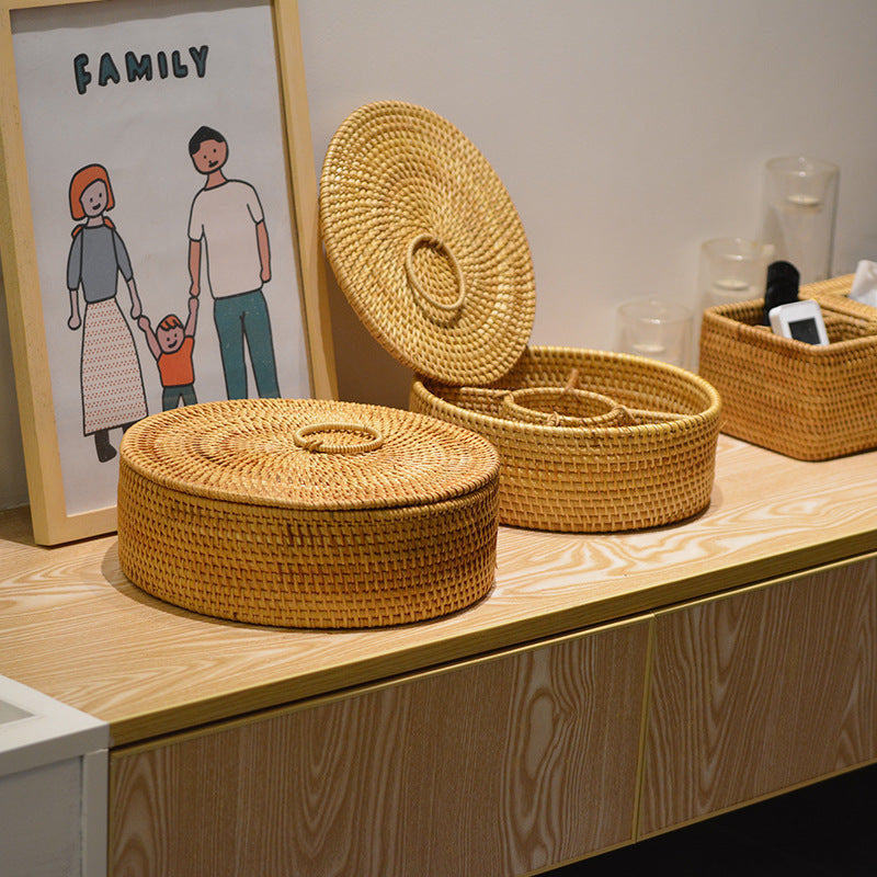 Handmade storage bowl with compartments