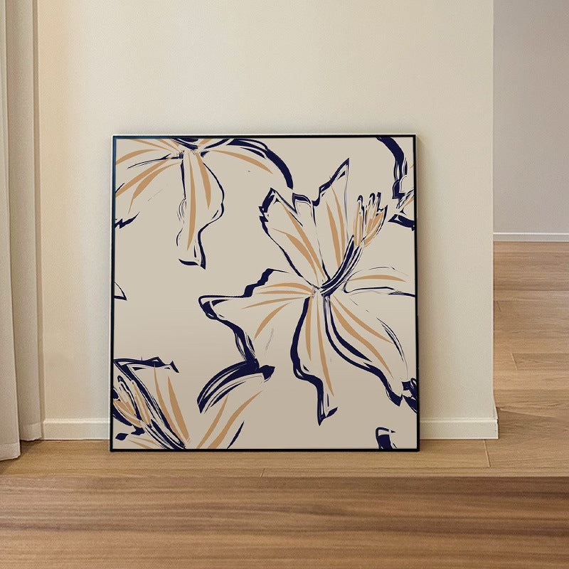 Floral Modern Art Canvas Print