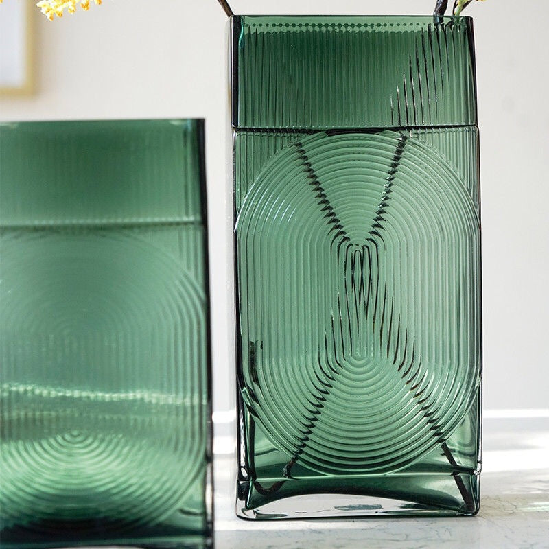 Decorative Glass Vase for Dining Table Decor