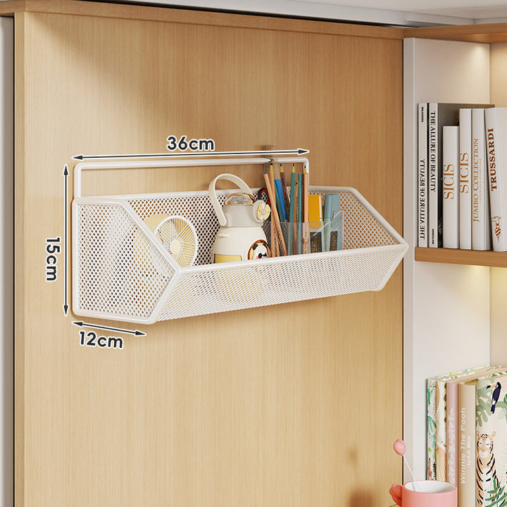 Over-Cabinet Mesh Hanging Storage Basket Shelf Organizer
