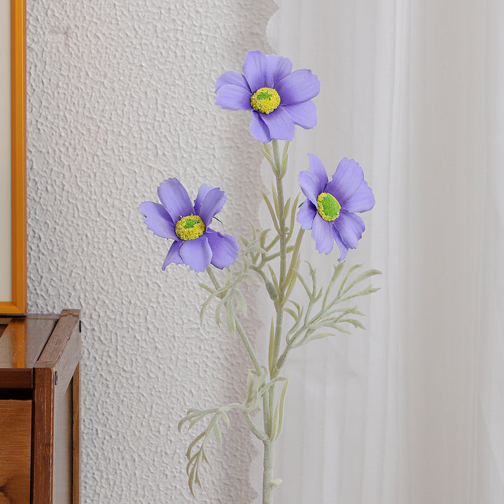 Elegant artificial flower bouquet with intricately detailed blooms