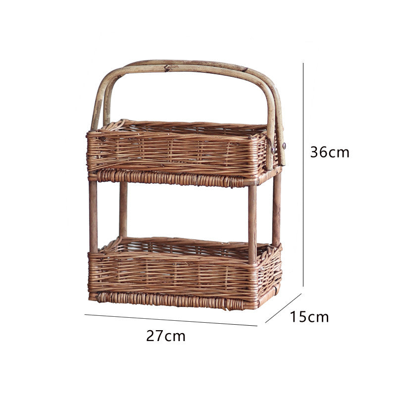 Practical storage basket with handle