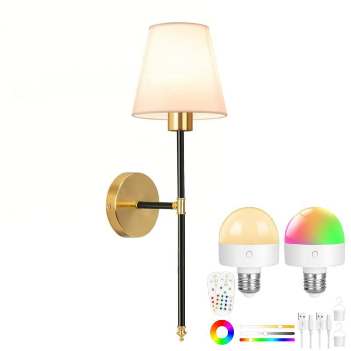 Adjustable decorative wall lamp