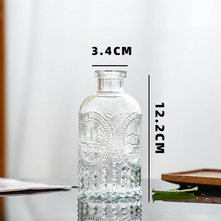 Premium Textured Glass Beverage Container