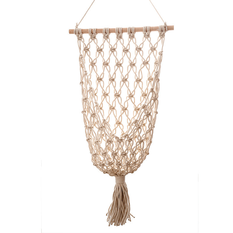 Macrame Hanging Storage Organizer