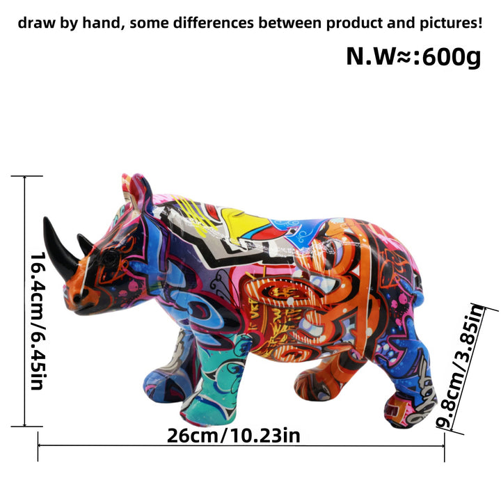 Artful Rhino Figure