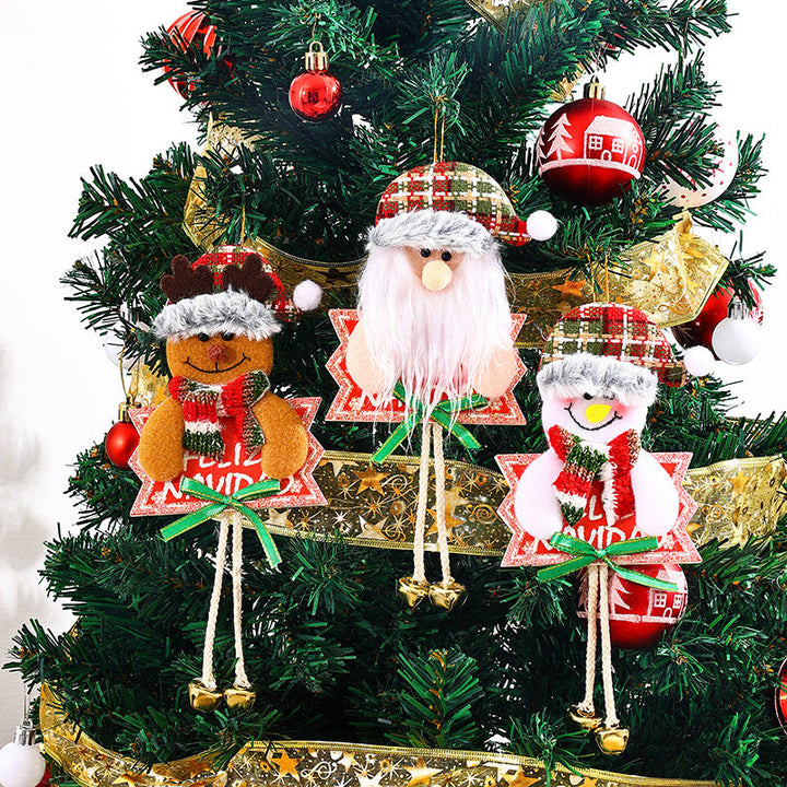 Cute snowman Christmas tree ornament