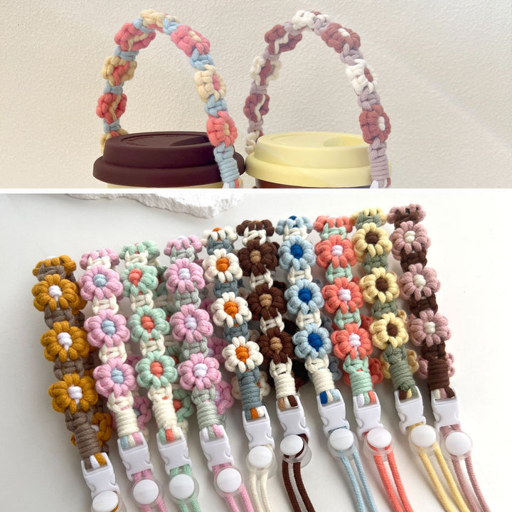 Decorative Flower Macrame Eyewear Holder