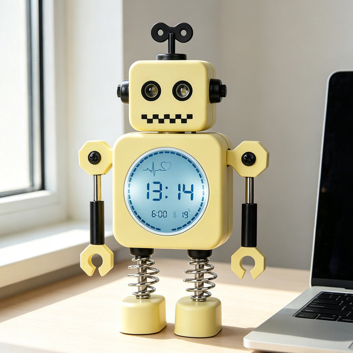 Digital Robot Alarm Clock