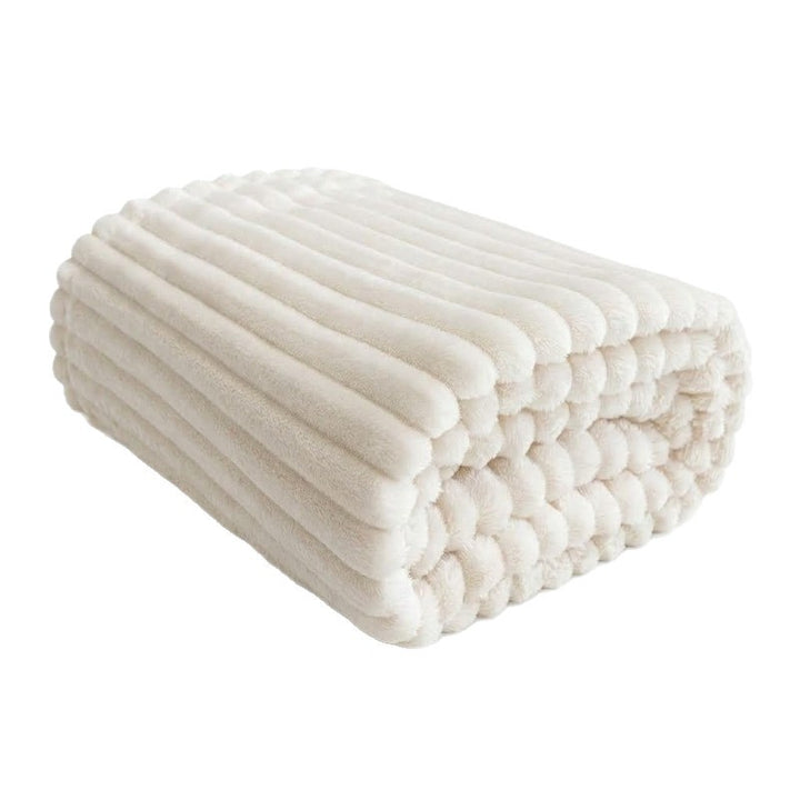 Plush Ribbed Blanket