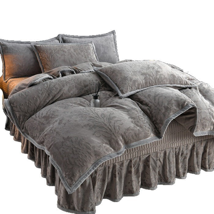 Luxurious Plush Velvet Comforter Set