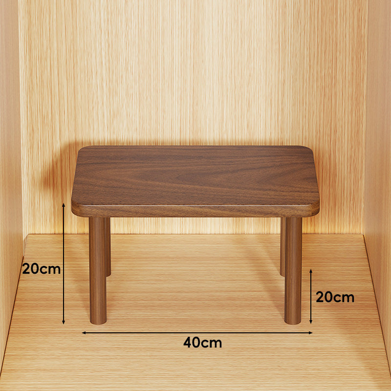 Adjustable Multi-Height Wooden Monitor Riser and Desktop Shelf
