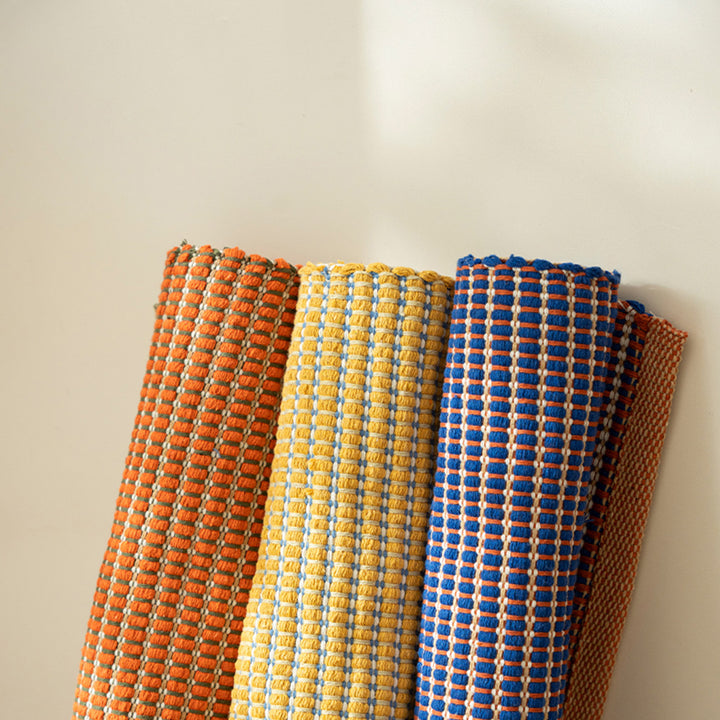 Non-slip heat-resistant woven placemat and multifunctional mat