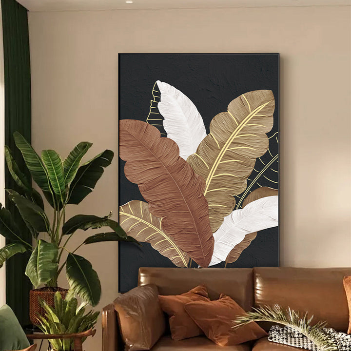 Botanical Leaf Canvas Wall Art