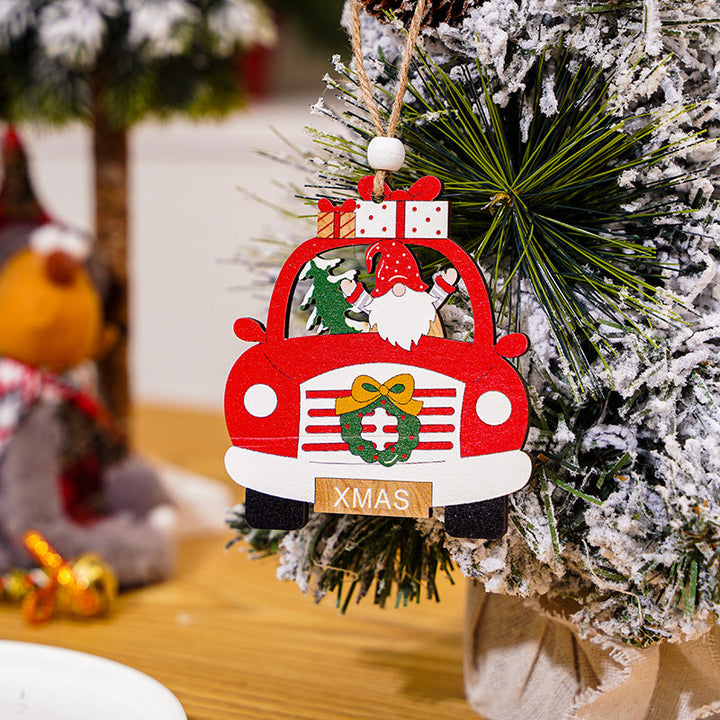 Decorative Christmas cart figure