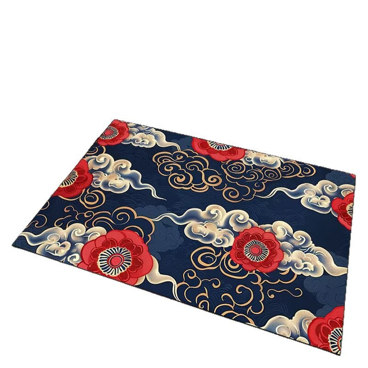 Elegant Cloud Motif Area Mat