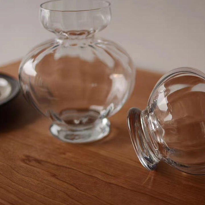Decorative Glass Table Centerpiece for Home Decor