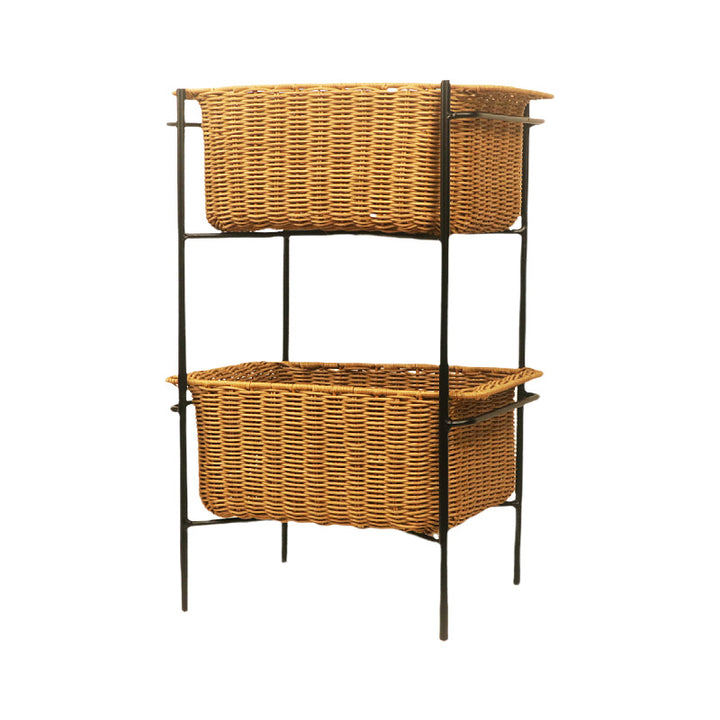 Multifunctional basket stand