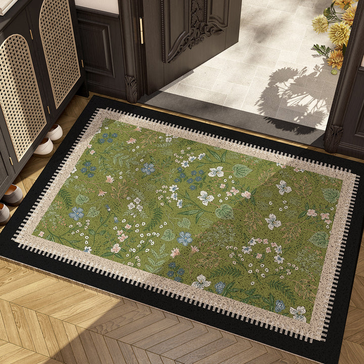 Floral Pattern Area Rug