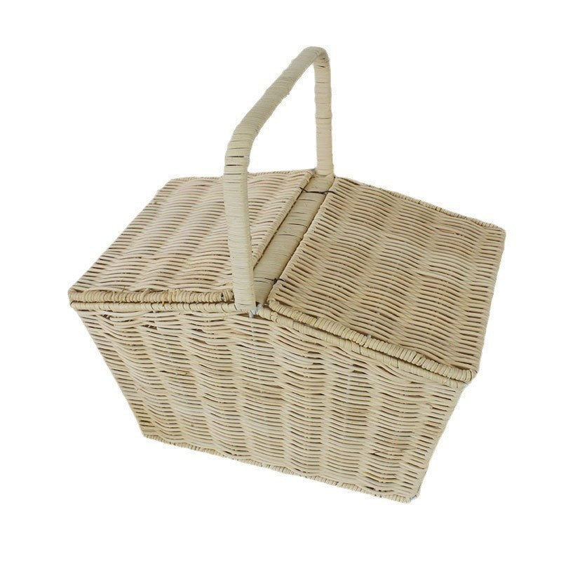 Handwoven Picnic Storage Basket
