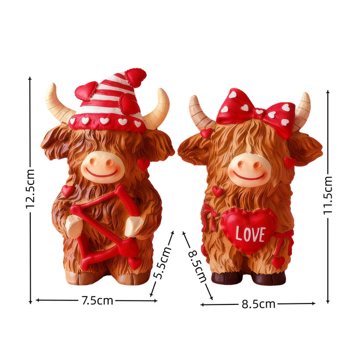 Decorative Horned Cattle Figure