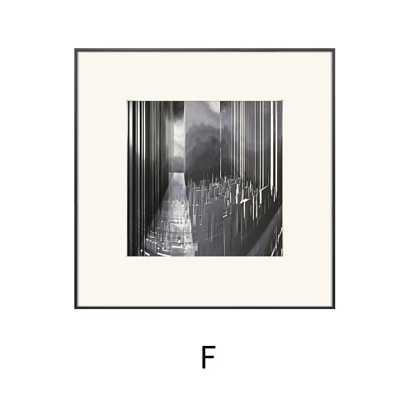 Framed Abstract Landscape Wall Art