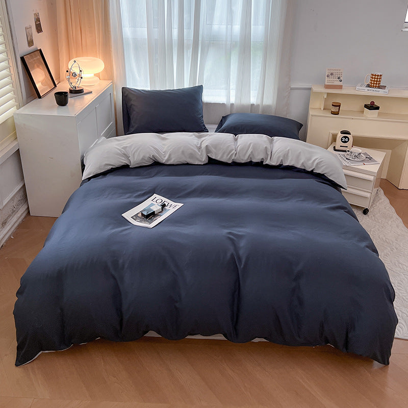 Lightweight Breathable Cotton Duvet Cover Set