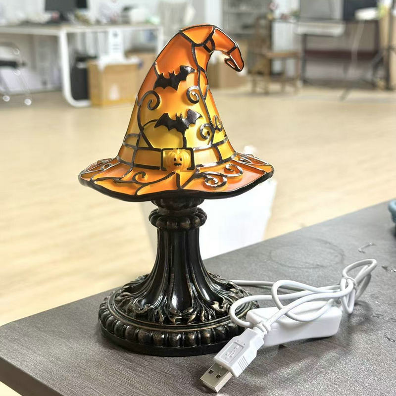 Decorative Witch Hat Table Lamp