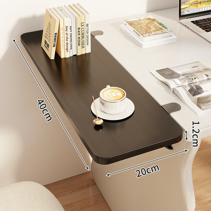 Compact Foldable Clip-On Desk-Edge Shelf