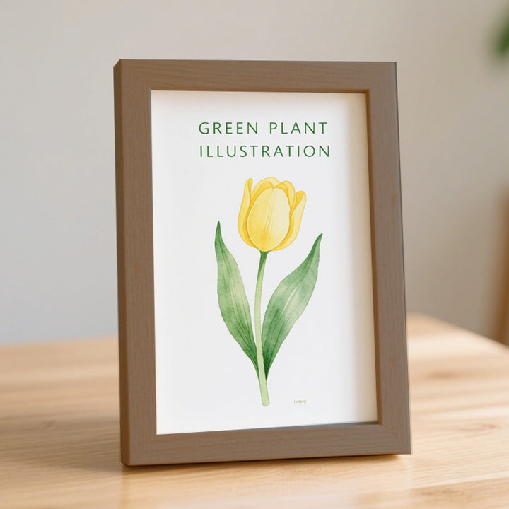 Framed Botanical Illustration Art