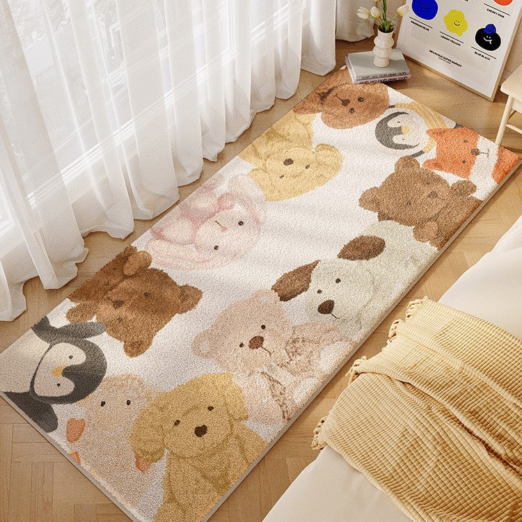 Playful Animal-Themed Runner Mat