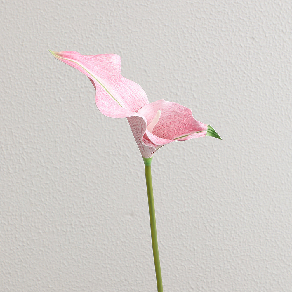 Artificial Calla Blossom Branch with Realistic Details