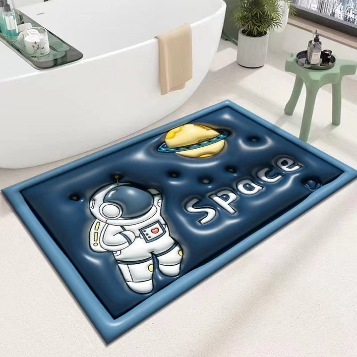 Cute Cartoon Cat Shape Bath Mat