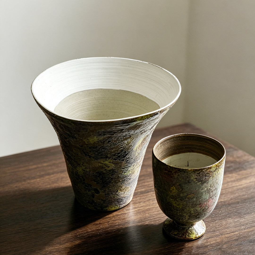 Artistic ceramic flower vase