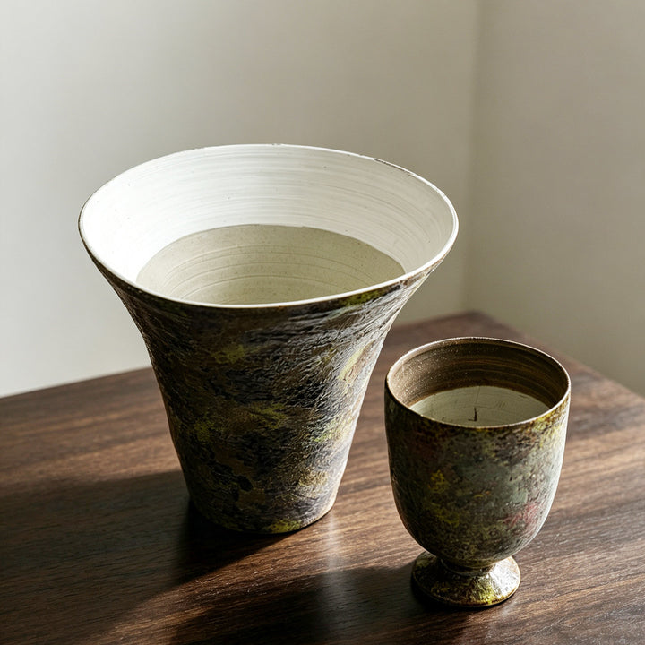 Artistic ceramic flower vase