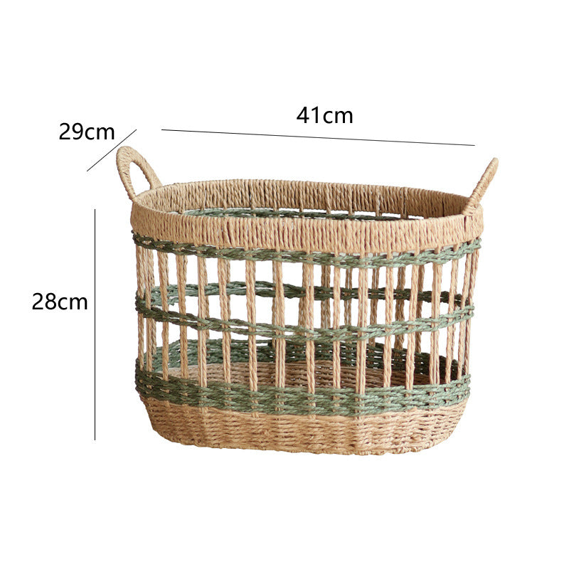Handwoven storage basket