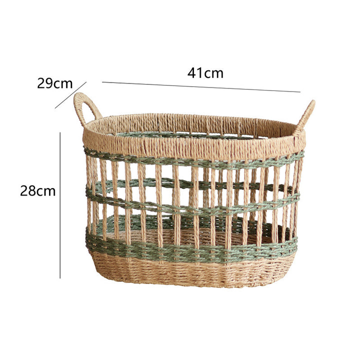 Handwoven storage basket