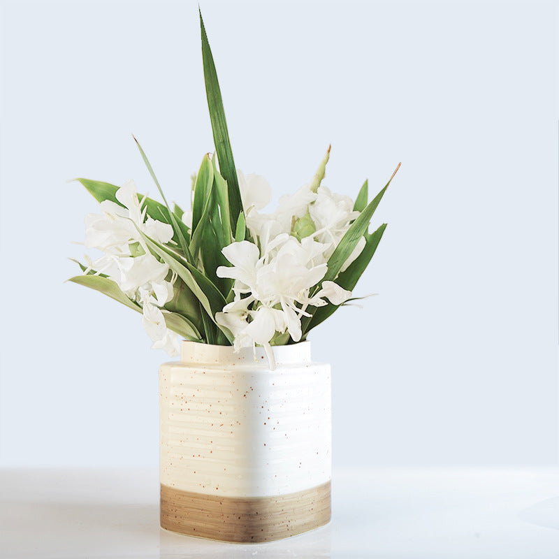 Decorative ceramic container