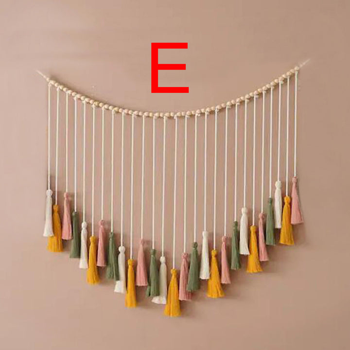 Decorative Macrame Wall Hanging with Tassels