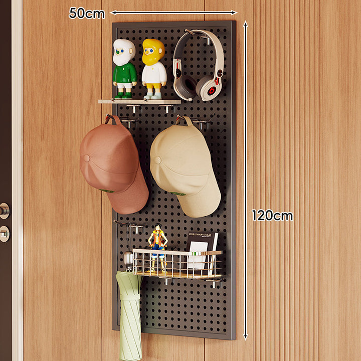 Wall-Mounted Pegboard Organizer