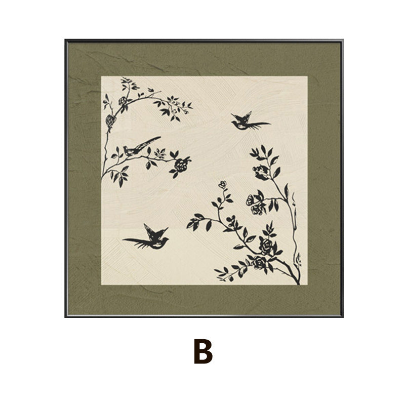 Floral Decorative Framed Wall Art