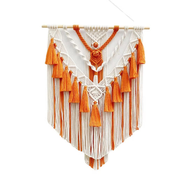 Macrame Wall Hanging with Fringes